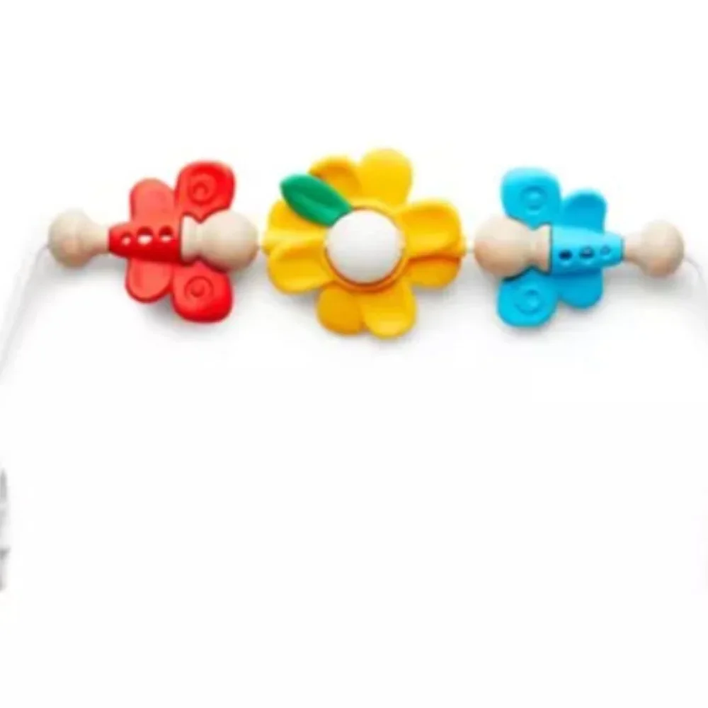 BabyBjorn Red & Yellow & Blue Flower and Butterfly Toy Bar